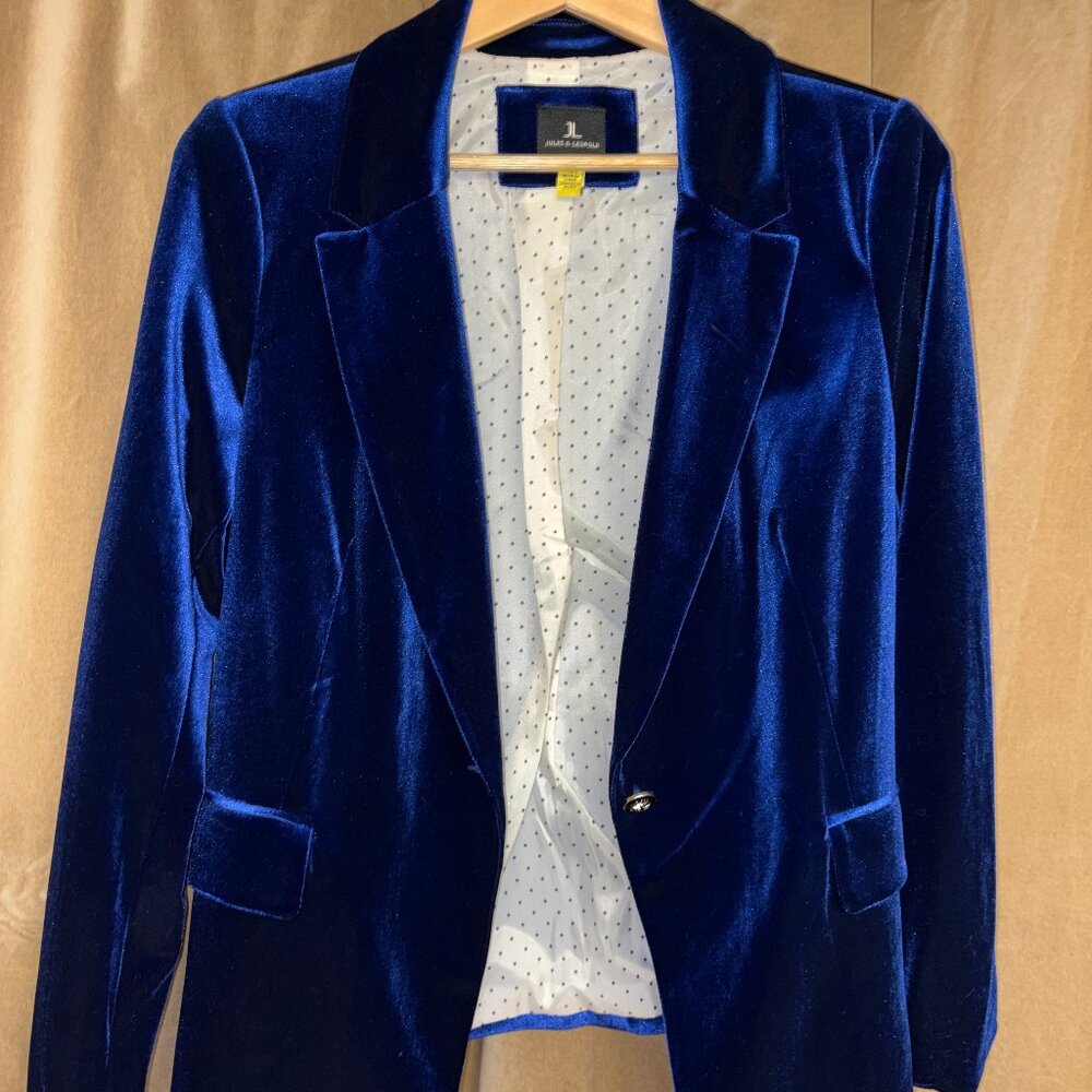 Blue Velvet Blazer